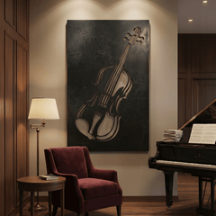 The Violin - Metal Wall Art - Anthem Classic