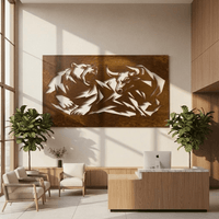 The Volatile Market - Metal Wall Art - Oxide