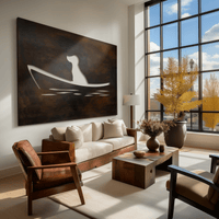 The Voyager - Metal Wall Art - Umber
