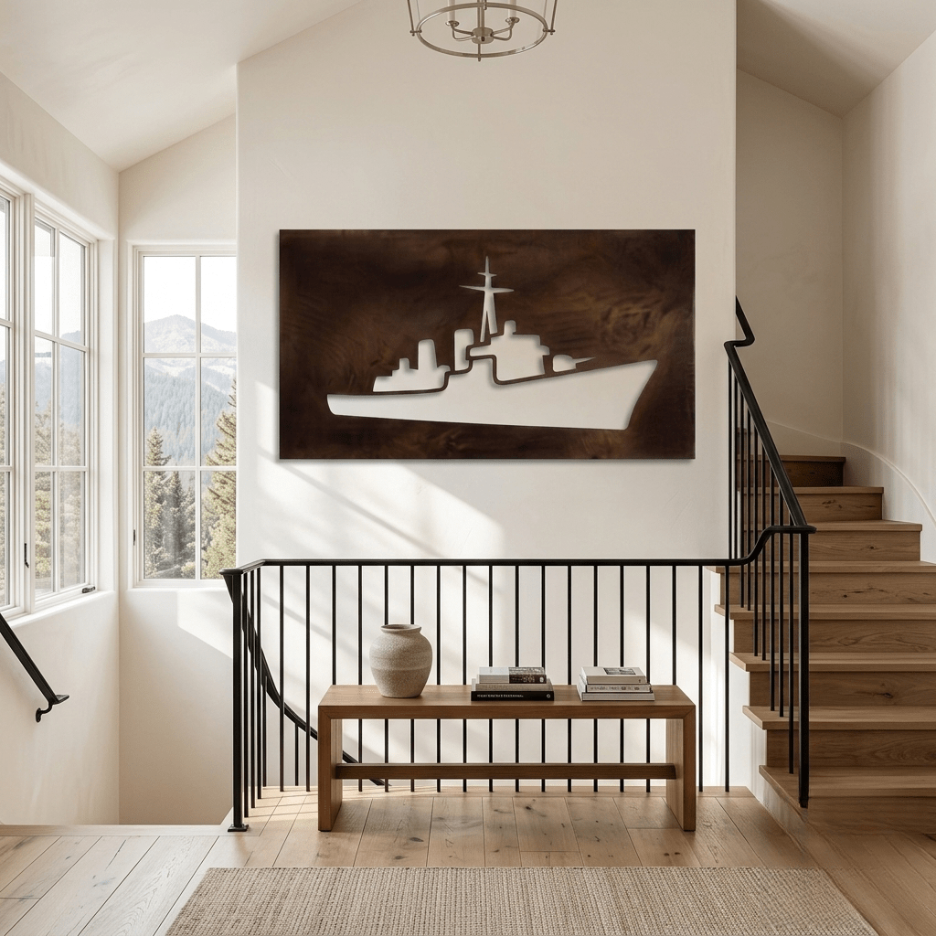 The Watch - Metal Wall Art - Umber - Anthem Classic