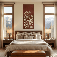 The Wave - Metal Wall Art - Oxide