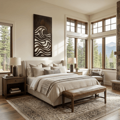 The Wave - Metal Wall Art - Umber - Anthem Classic