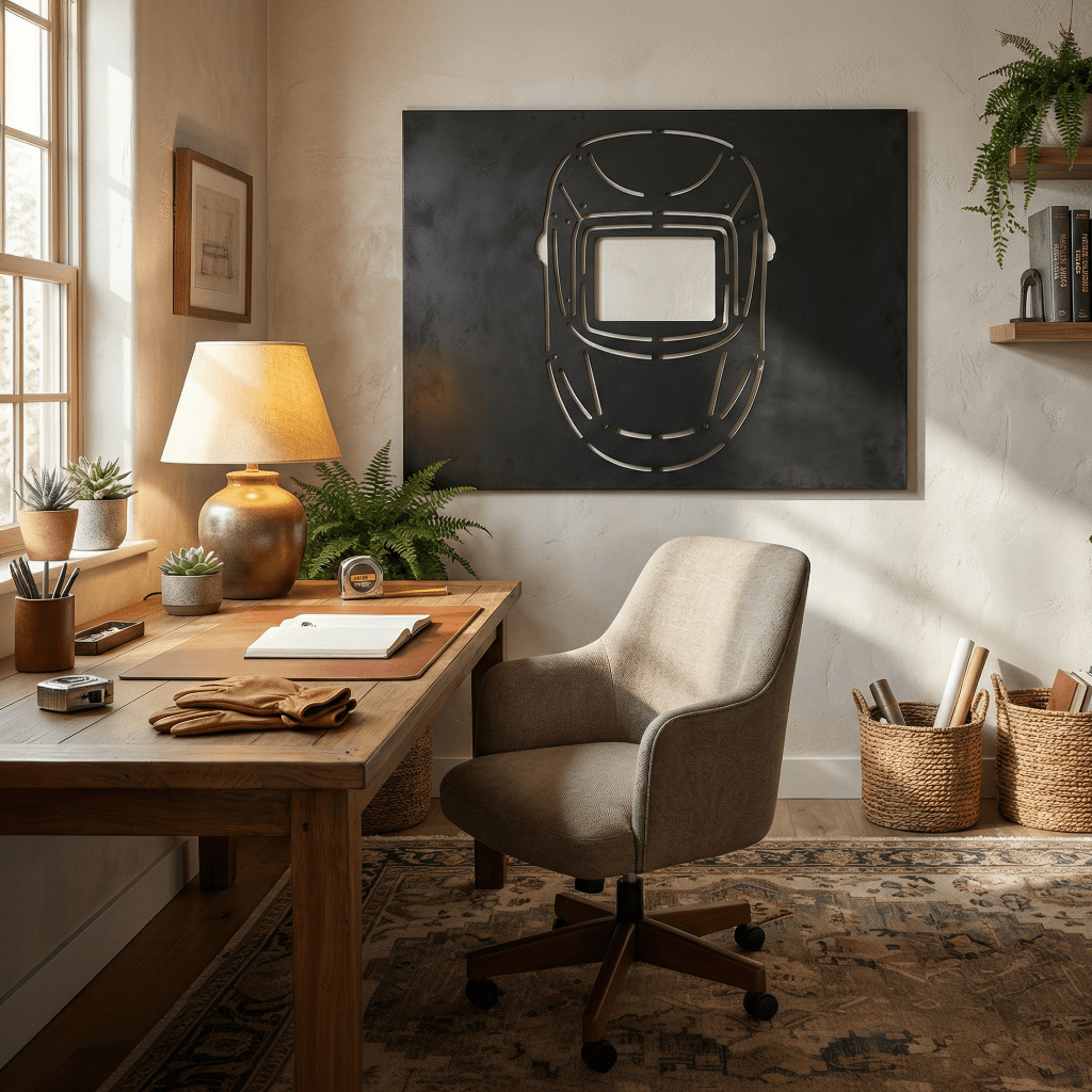 The Welding Helmet - Metal Wall Art - Anthem Classic