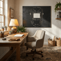 The Welding Helmet - Metal Wall Art - Forge