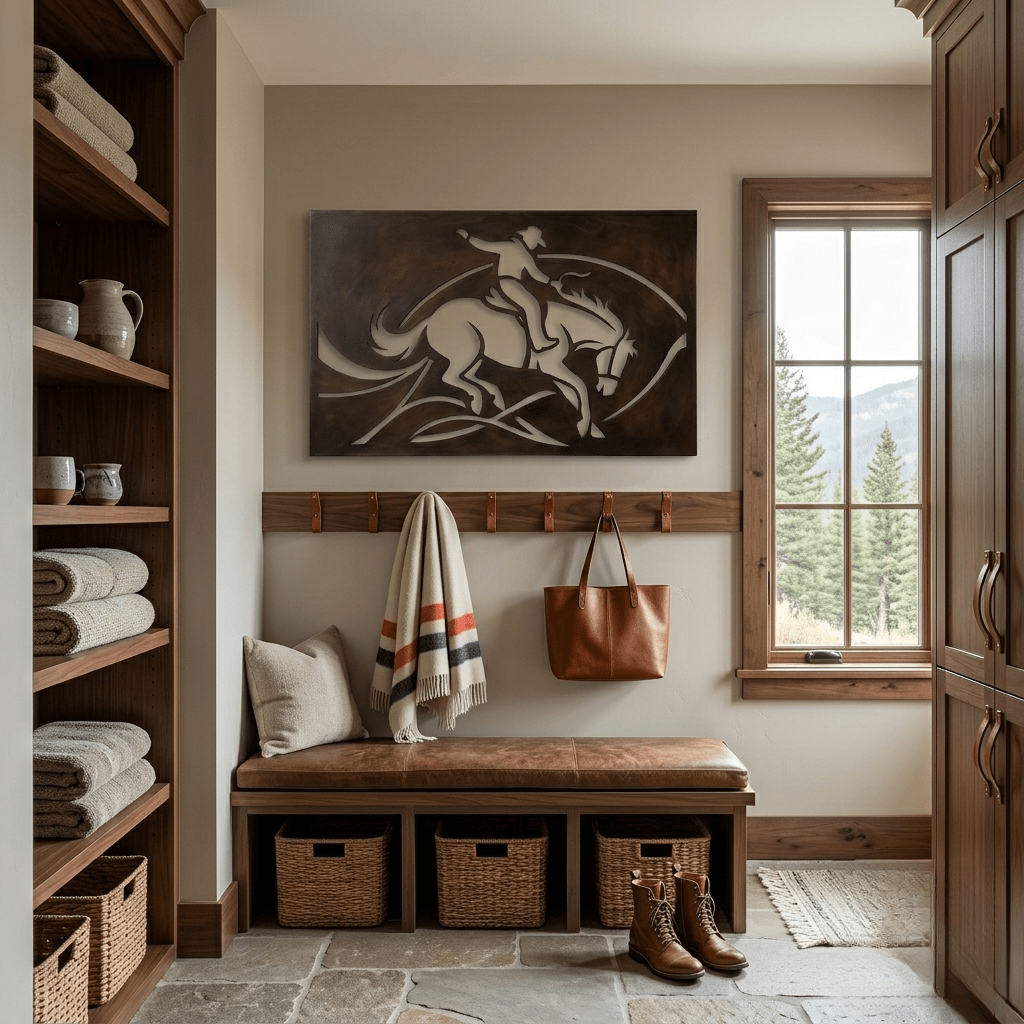 The Wild Stallion - Metal Wall Art - Umber - Anthem Classic