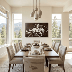 The Wild Stallion - Metal Wall Art - Umber - Anthem Classic