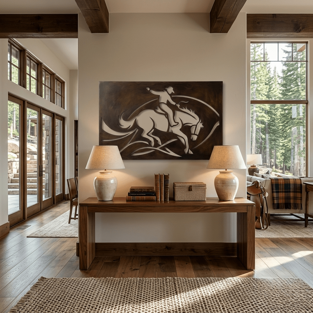 The Wild Stallion - Metal Wall Art - Umber - Anthem Classic