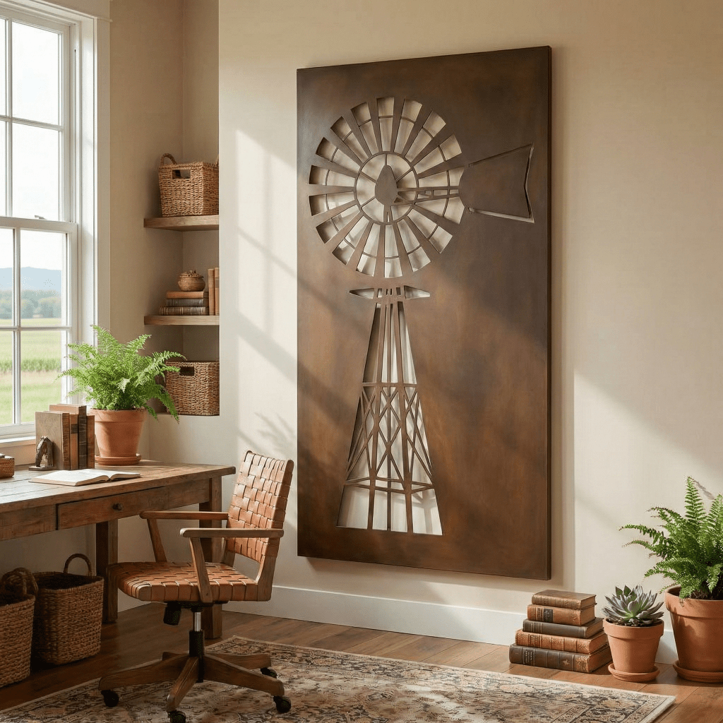 The Windmill - Metal Wall Art - Anthem Classic
