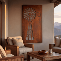 The Windmill - Metal Wall Art - Oxide - Anthem Classic