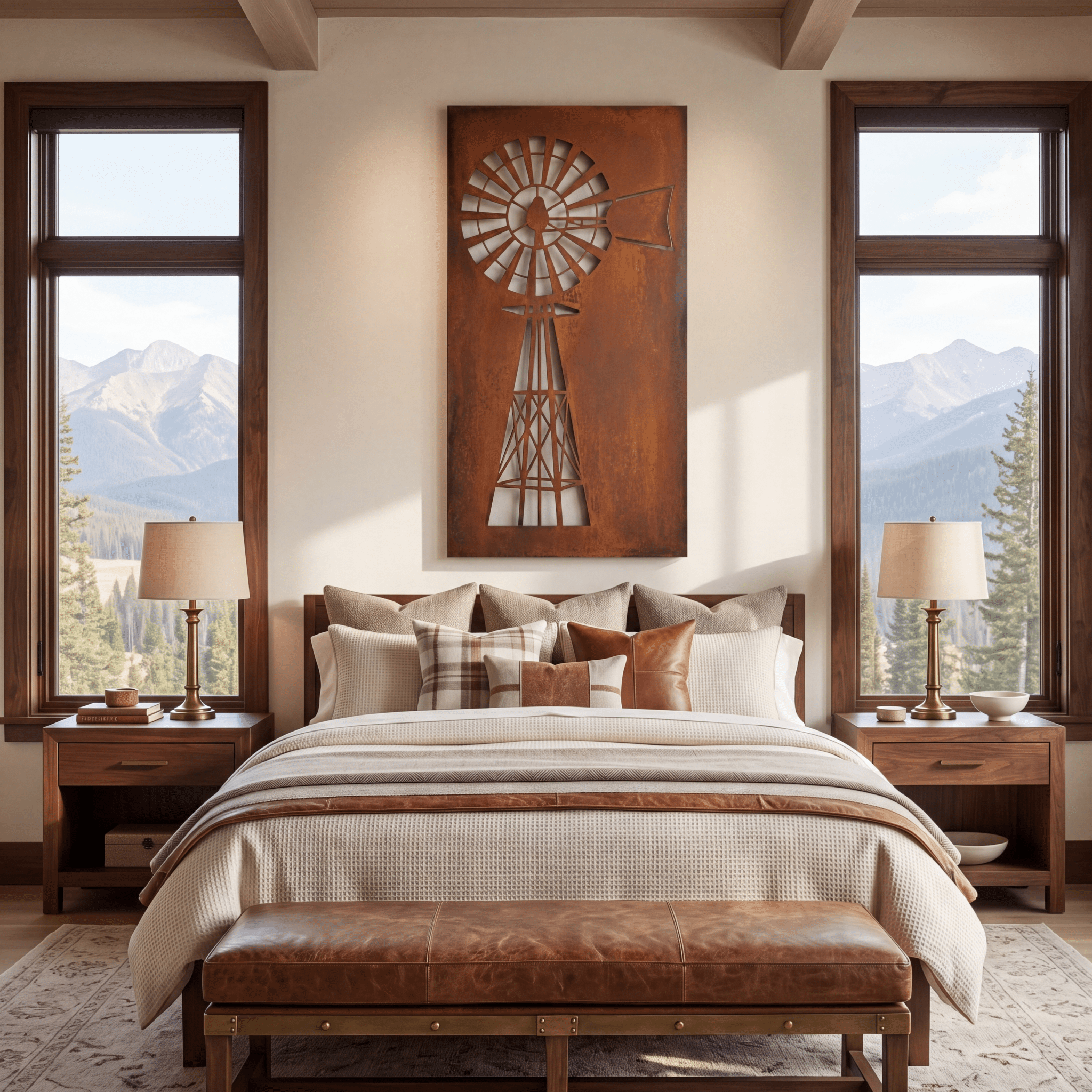 The Windmill - Metal Wall Art - Oxide - Anthem Classic