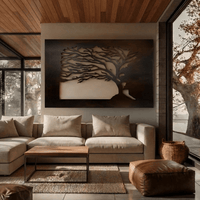 The Windswept - Metal Wall Art - Umber