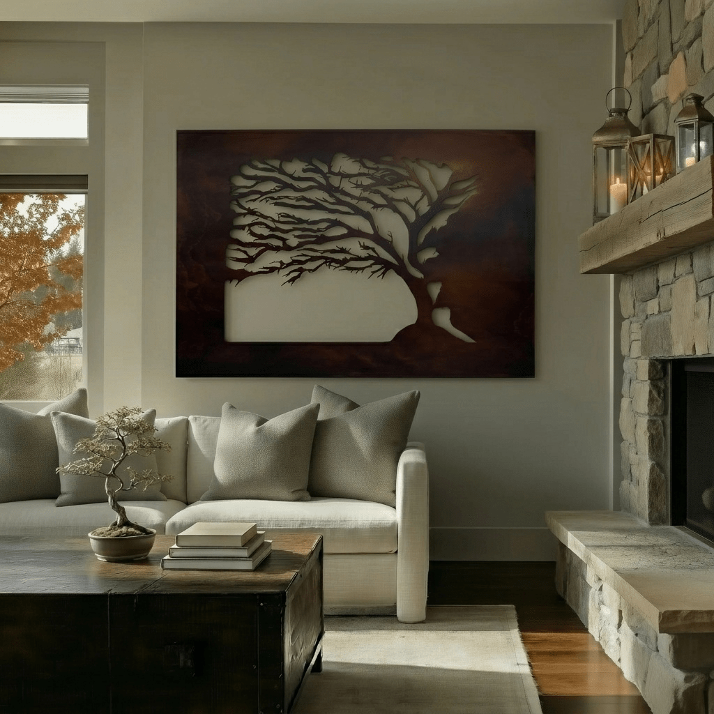 The Windswept - Metal Wall Art - Umber – Anthem Classic