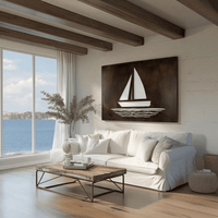 The Windward - Metal Wall Art - Umber