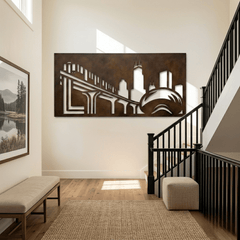 The Windy City - Metal Wall Art - Umber - Anthem Classic
