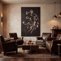 The Wolf - Metal Wall Art - Forge