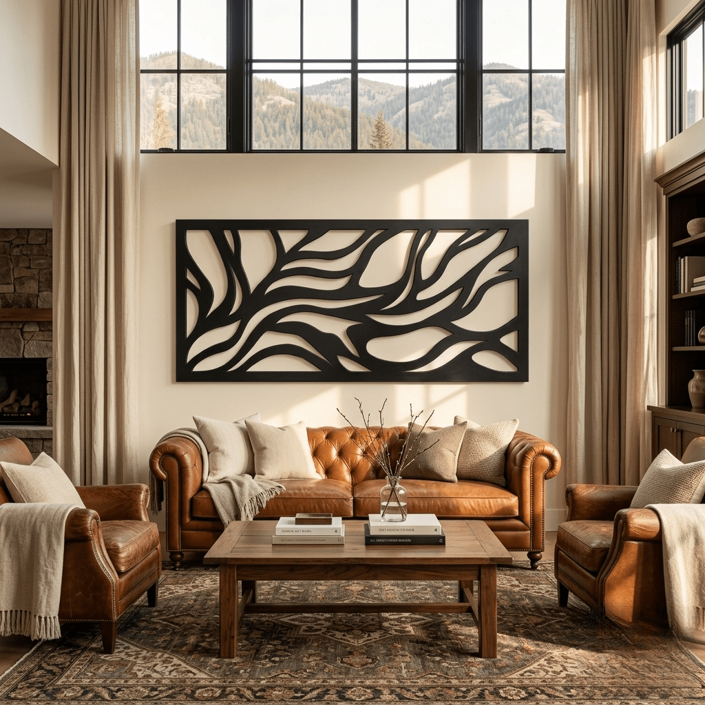 The Woven Flow - Metal Wall Art - Forge - Anthem Classic