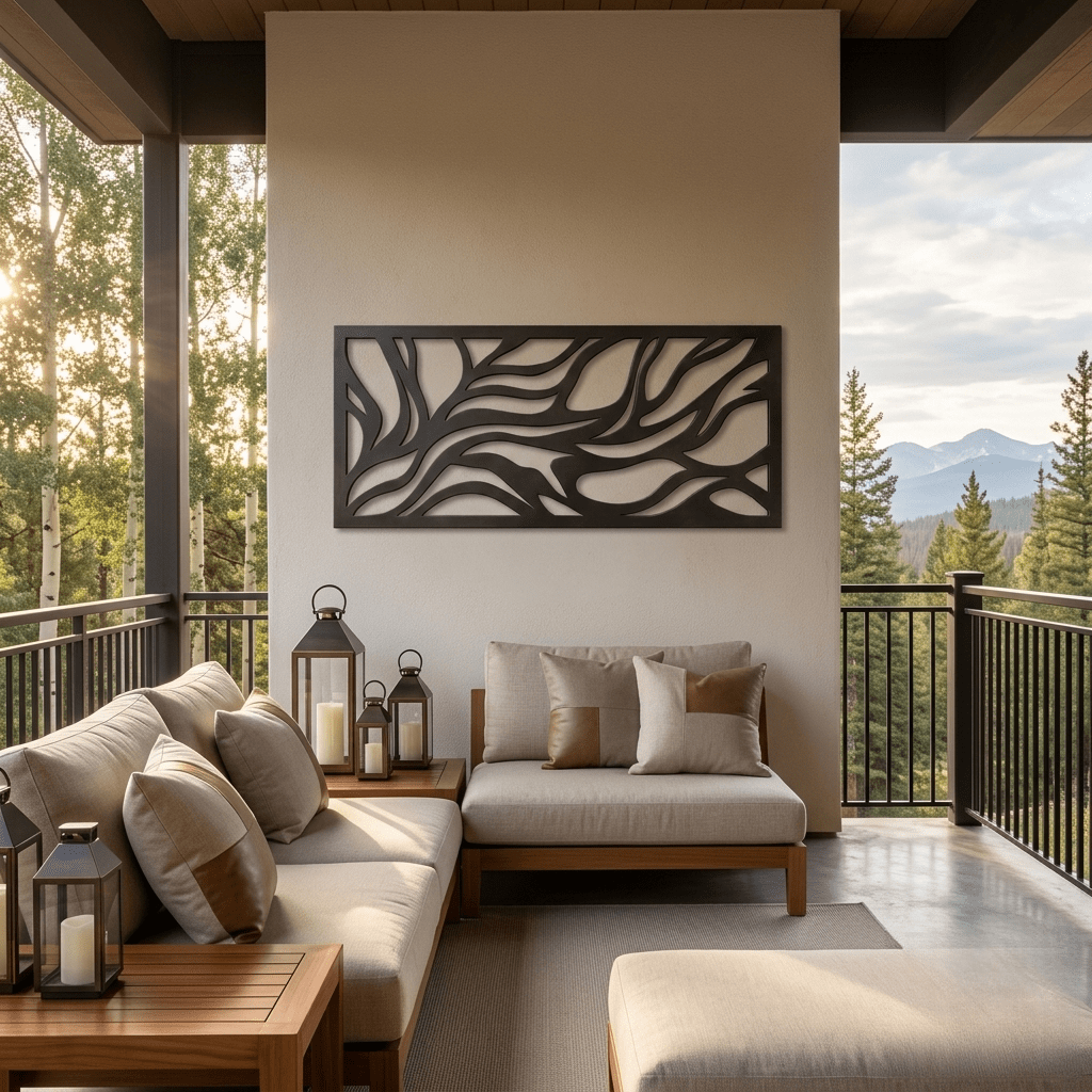 The Woven Flow - Metal Wall Art - Forge - Anthem Classic