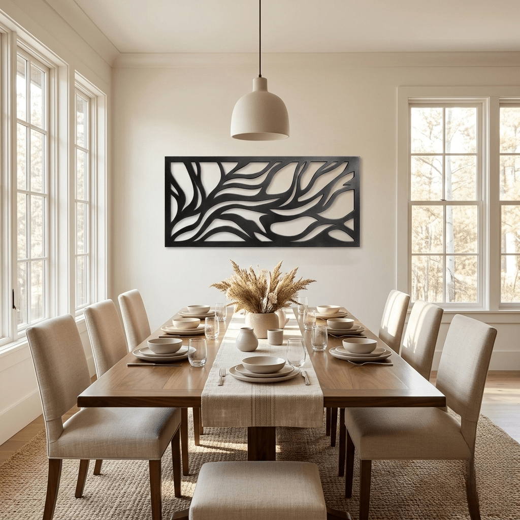The Woven Flow - Metal Wall Art - Forge - Anthem Classic