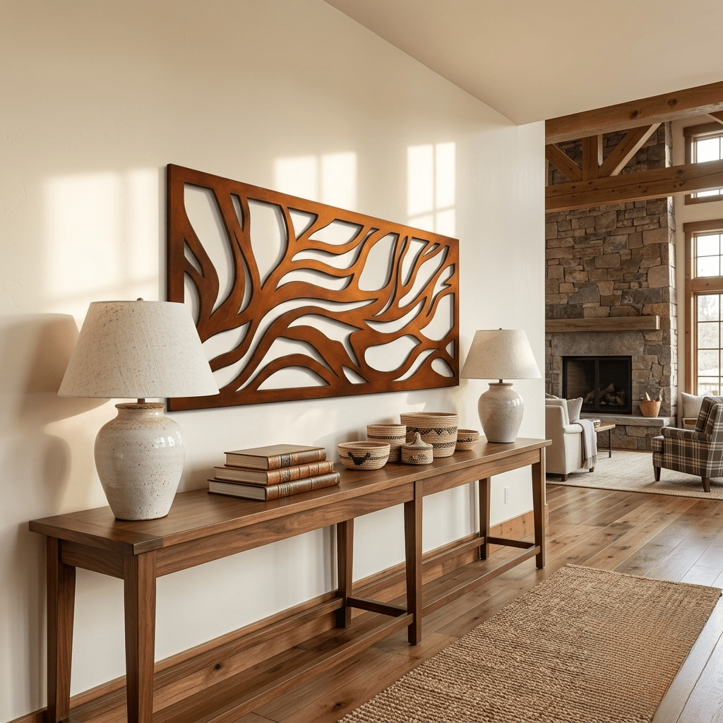 The Woven Flow - Metal Wall Art - Oxide - Anthem Classic