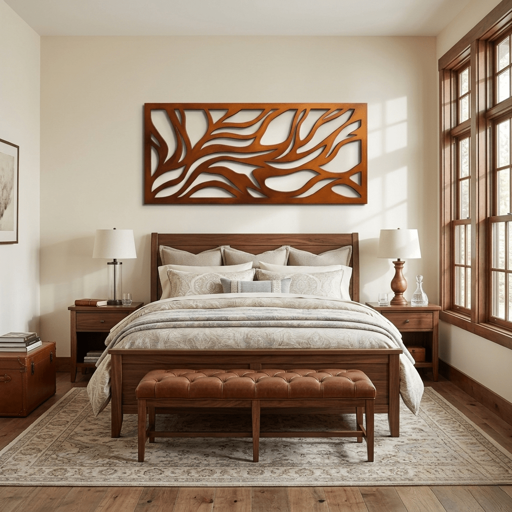 The Woven Flow - Metal Wall Art - Oxide - Anthem Classic