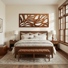 The Woven Flow - Metal Wall Art - Oxide - Anthem Classic