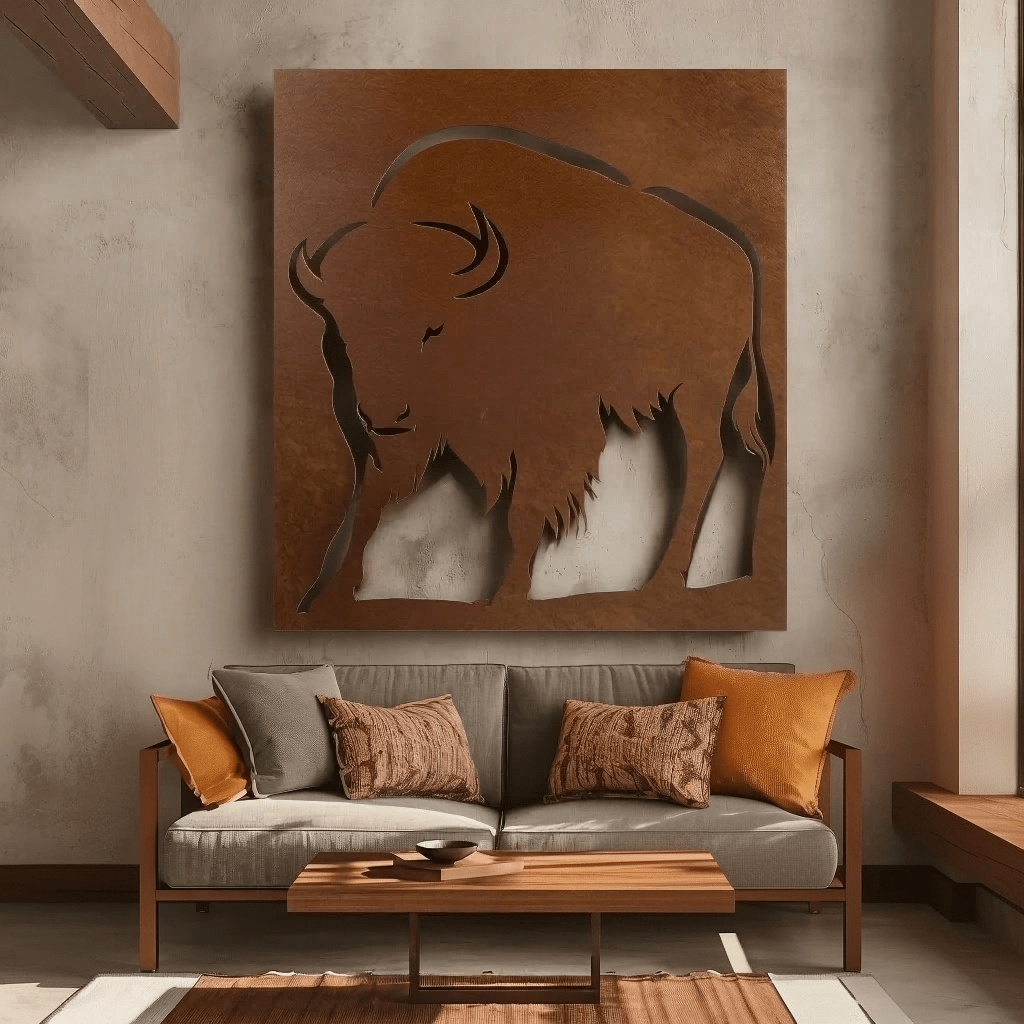 The Wyoming Bison - Metal Wall Art - Anthem Classic