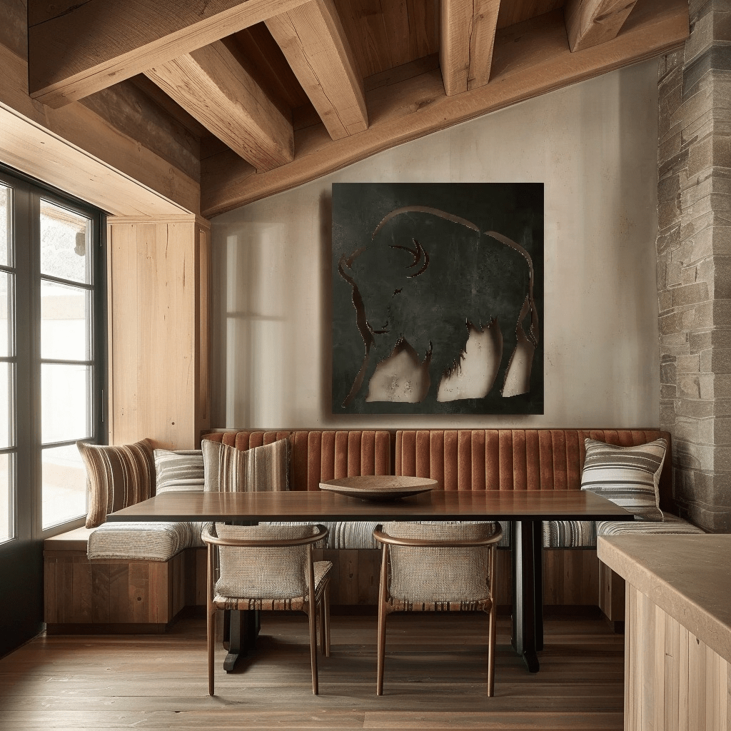 The Wyoming Bison - Metal Wall Art - Anthem Classic