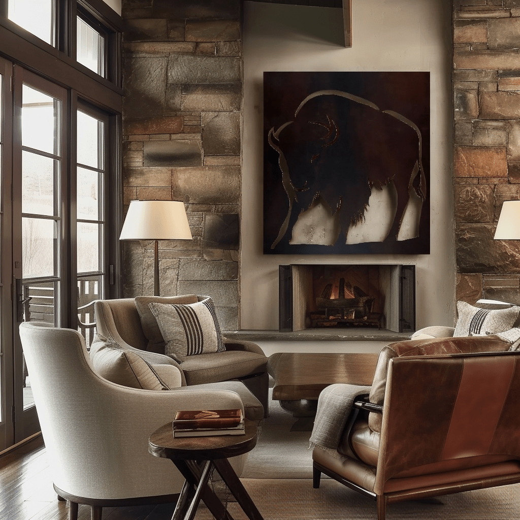 The Wyoming Bison - Metal Wall Art - Anthem Classic
