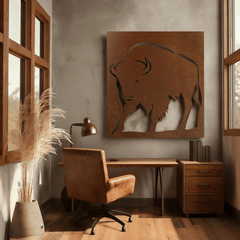 The Wyoming Bison - Metal Wall Art - Anthem Classic