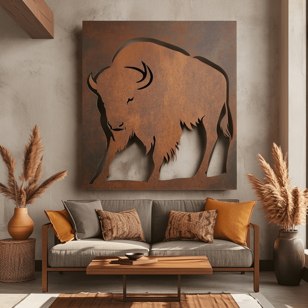 The Wyoming Bison - Metal Wall Art - Anthem Classic
