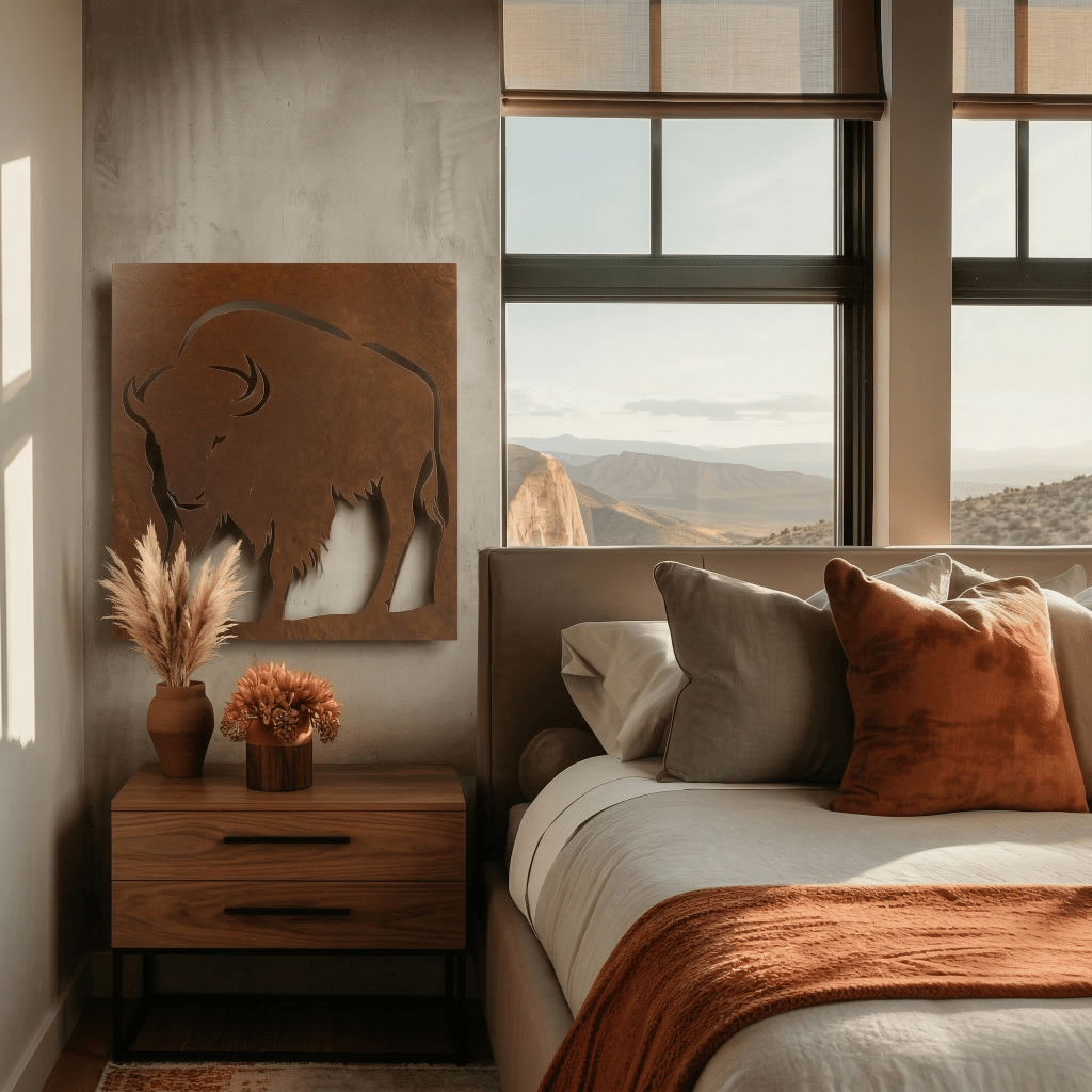 The Wyoming Bison - Metal Wall Art - Anthem Classic