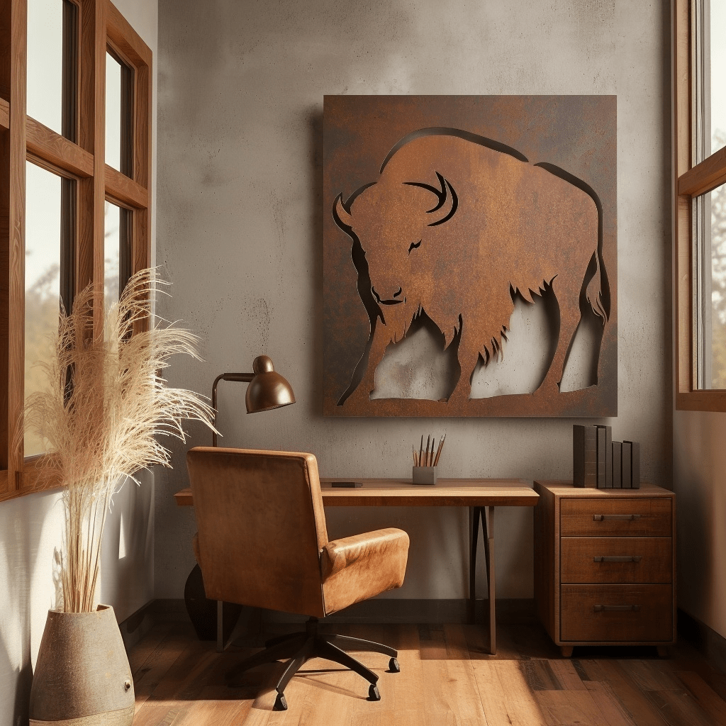 The Wyoming Bison - Metal Wall Art - Anthem Classic
