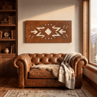 The Xochitl - Metal Wall Art - Oxide