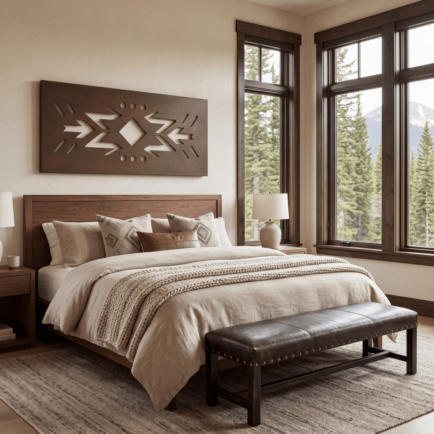 The Xochitl - Metal Wall Art - Umber - Anthem Classic