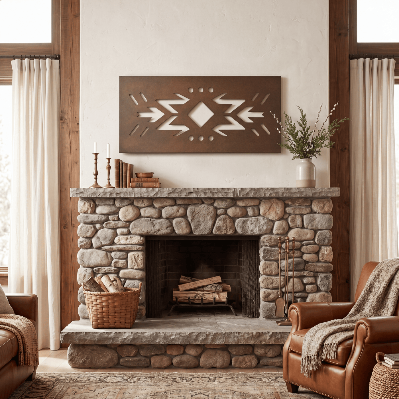 The Xochitl - Metal Wall Art - Umber - Anthem Classic