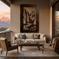 The Yosemite - Metal Wall Art - Umber