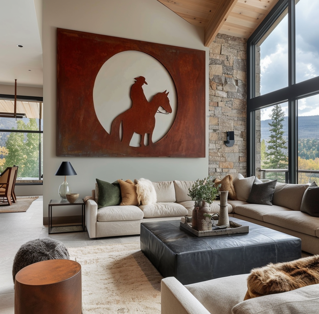 The Moonrider - Metal Wall Art