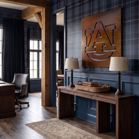The Auburn - Metal Wall Art - Oxide