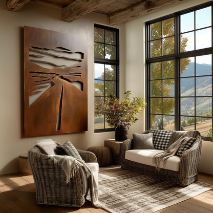 The Highway - Metal Wall Art