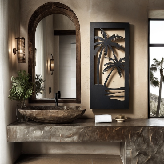 The Florida Palm Trees - Metal Wall Art