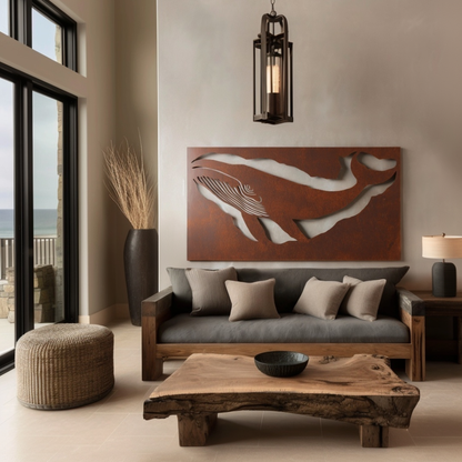 The Massachusetts Right Whale - Metal Wall Art