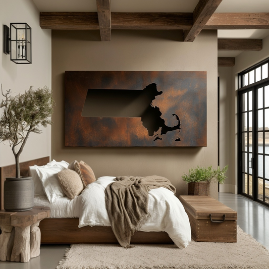 The Massachusetts - Metal Wall Art