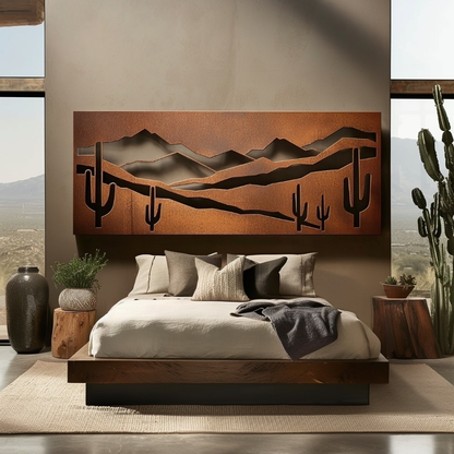 The Rincon Mountains - Metal Wall Art