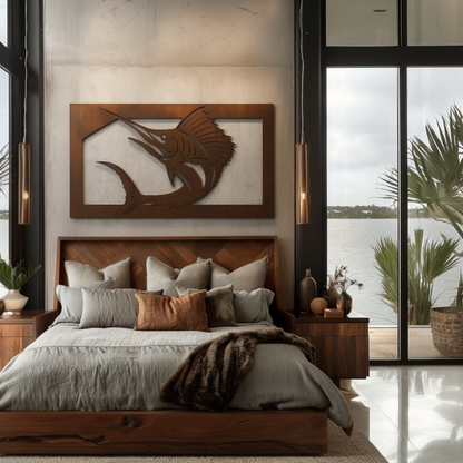 The Marlin - Metal Wall Art