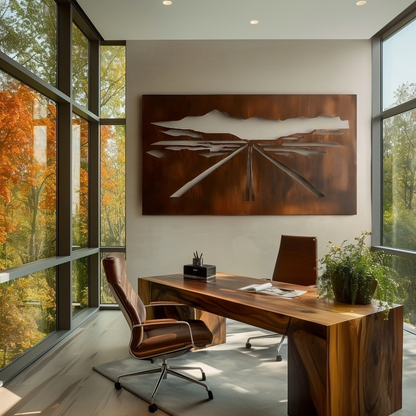 The Interstate - Metal Wall Art