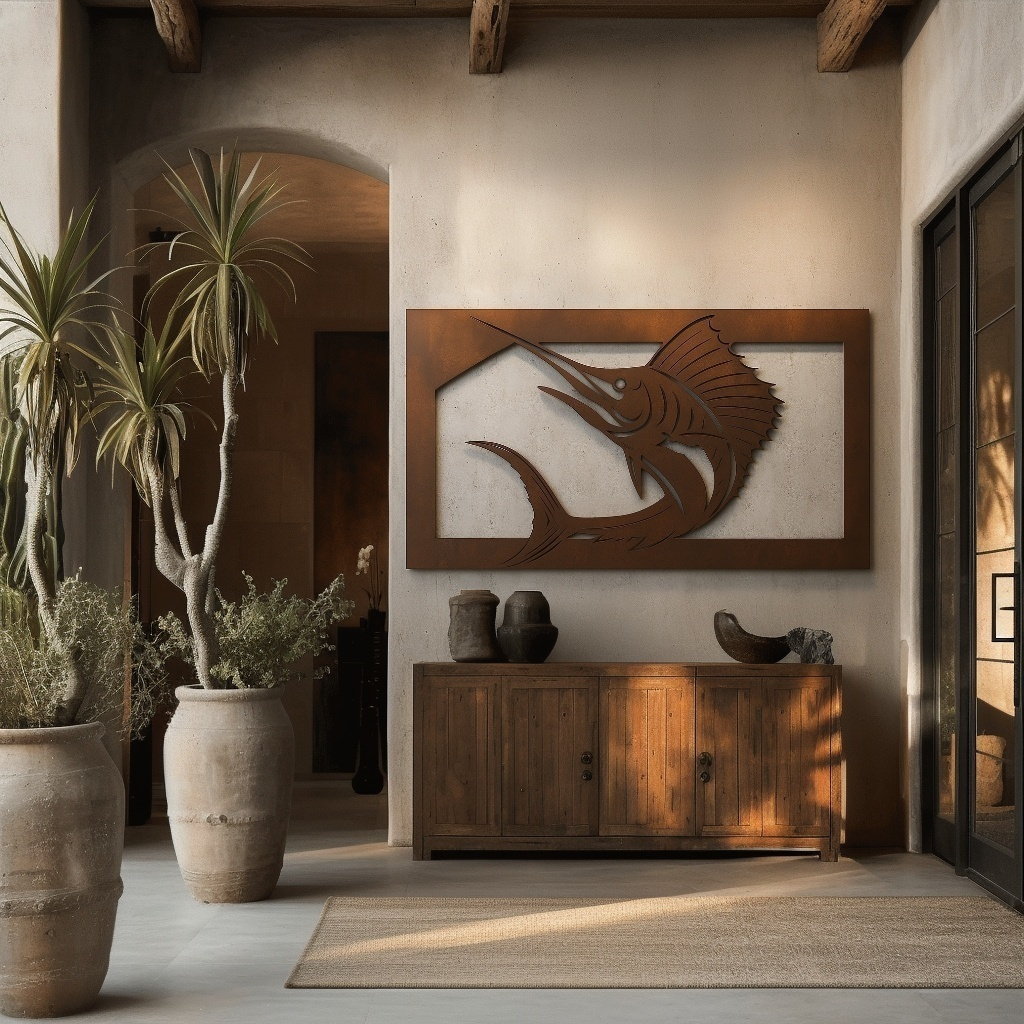 The Marlin - Metal Wall Art