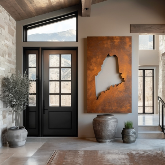 The Maine - Metal Wall Art