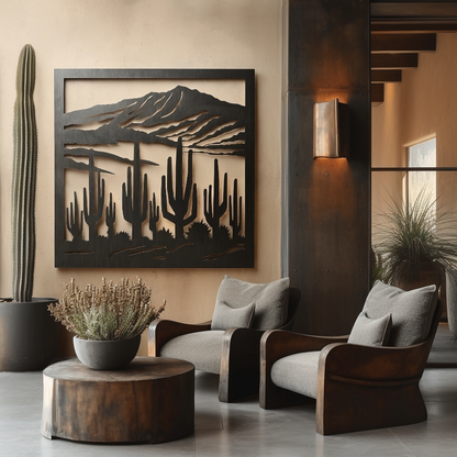 The Wild Sonora - Metal Wall Art