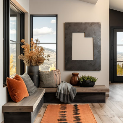 The Utah - Metal Wall Art