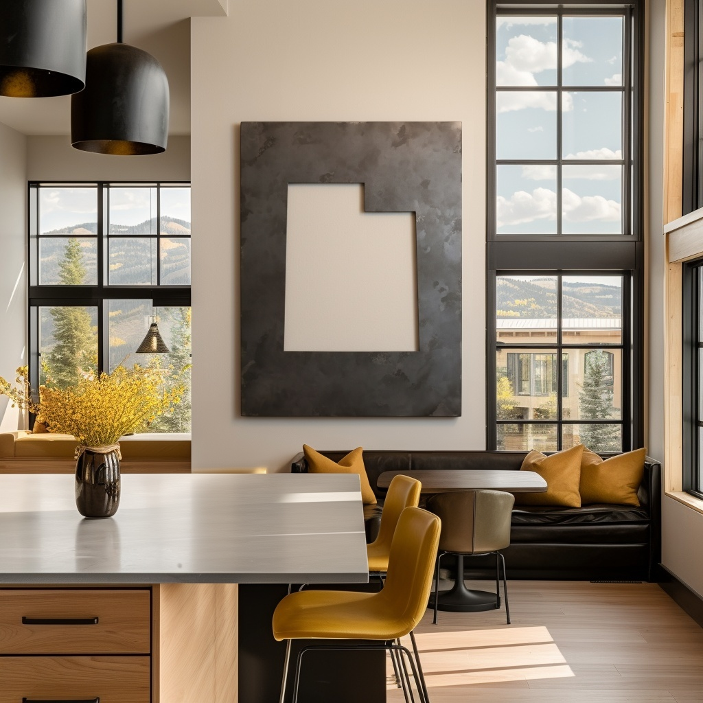 The Utah - Metal Wall Art